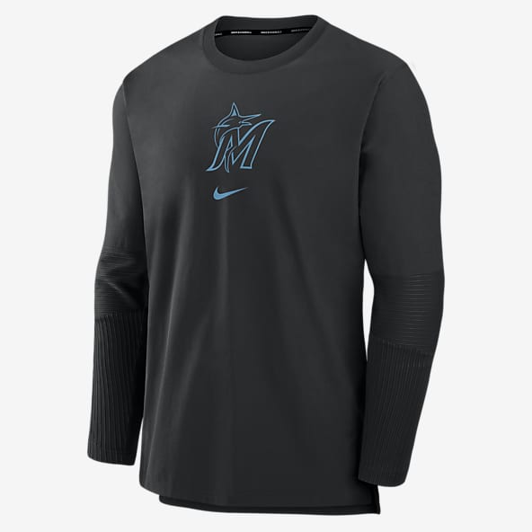Miami Marlins Long Sleeve Shirts. Nike